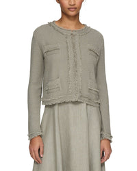 Lafayette 148 New York Lafayette 148 New York Textured Stitch Cropped Jacket