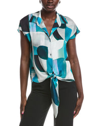Joseph Ribkoff Joseph Ribkoff Tie-Front Blouse