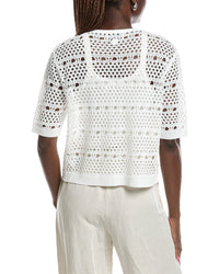 Joseph Ribkoff Joseph Ribkoff Open Knit Tie Front Cardigan