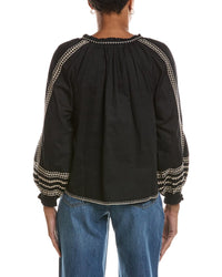 Velvet by Graham & Spencer Velvet By Graham & Spencer Scarlett Embroidered Pullover