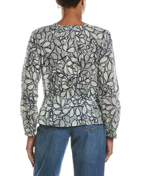 Velvet by Graham & Spencer Velvet By Graham & Spencer Wynne Printed Voile Top