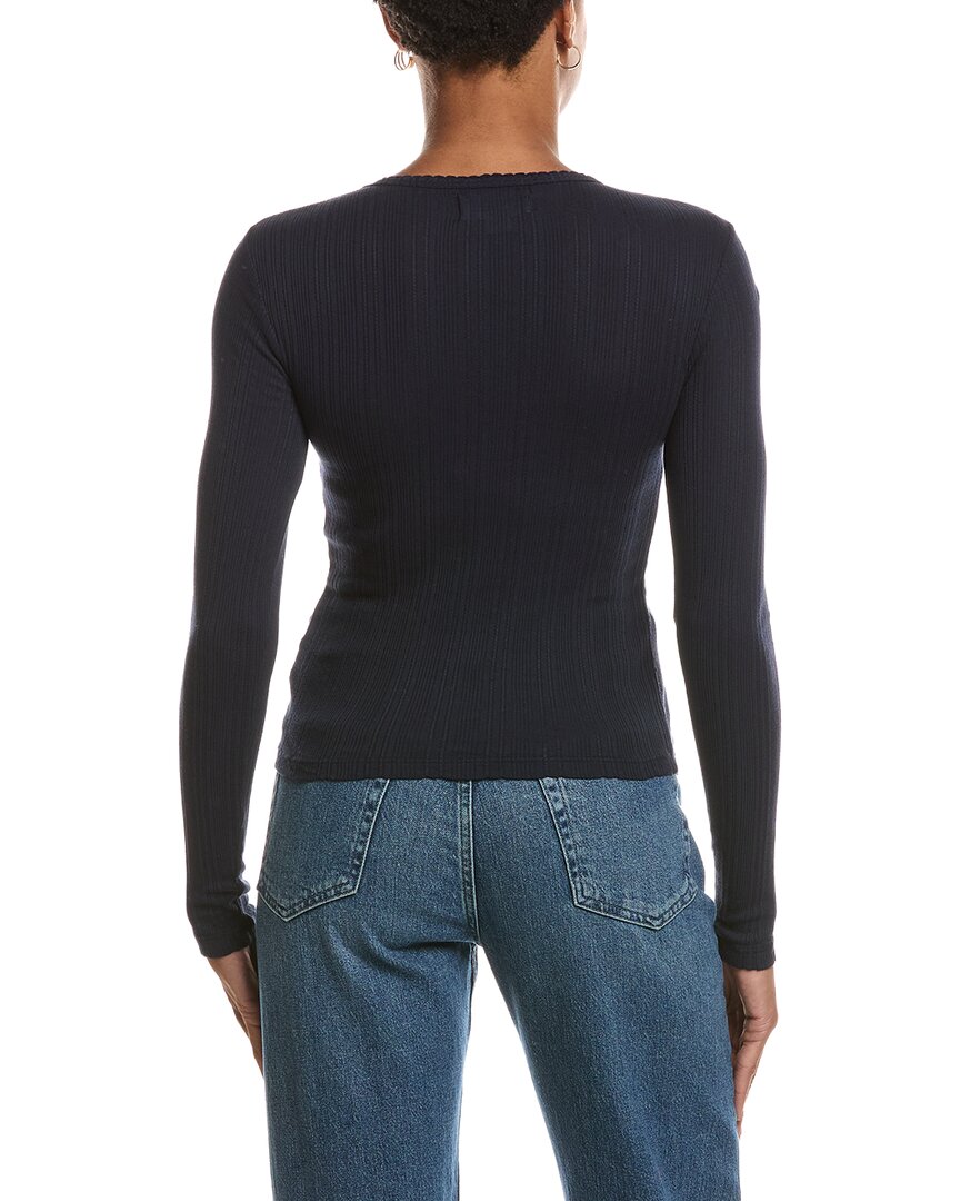 Velvet by Graham & Spencer Velvet By Graham & Spencer Mauri Pointelle T-Shirt