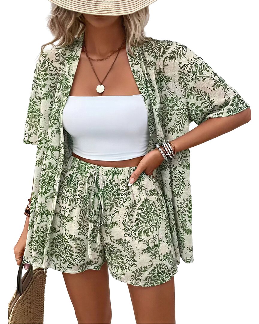 Amanda Royal Amanda Royal Shirt & Short Set