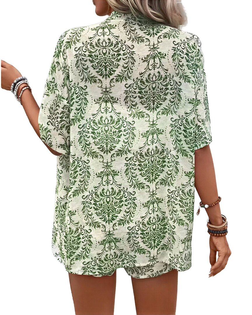 Amanda Royal Amanda Royal Shirt & Short Set
