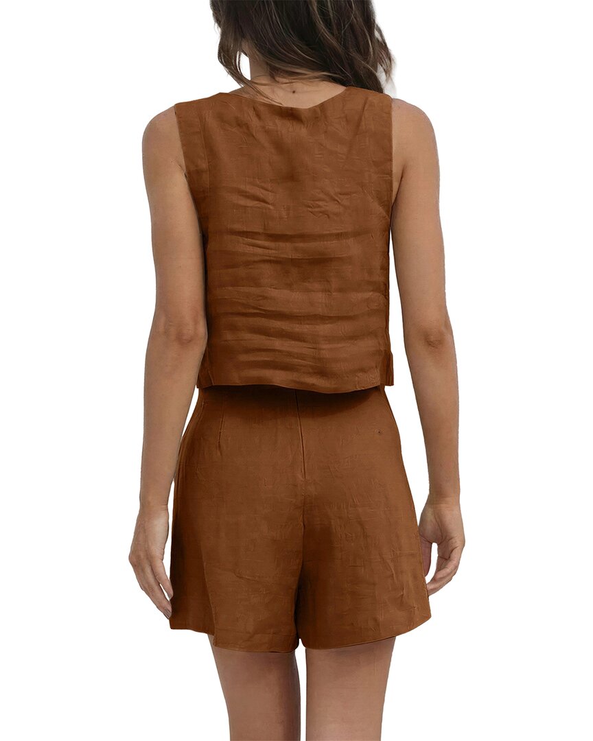 Amanda Royal Amanda Royal 2Pc Top & Short Set