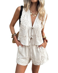 Luna Tuccini Luna Tuccini 2Pc Vest & Short Set