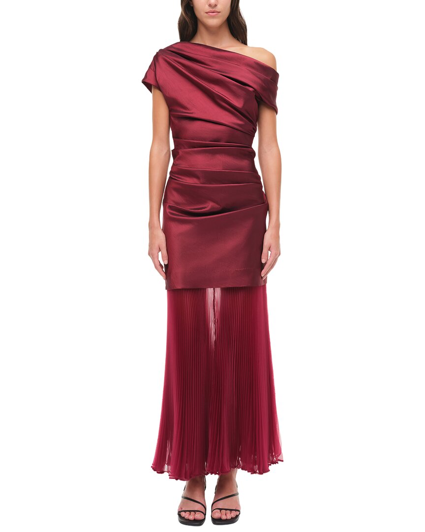 SIMKHAI Simkhai Ammalie Combo Midi Dress