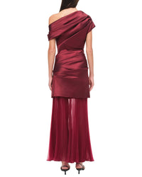 SIMKHAI Simkhai Ammalie Combo Midi Dress