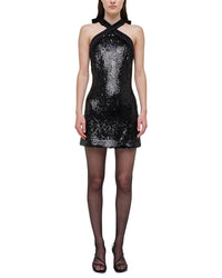 SIMKHAI Simkhai Isla Halter Neck Mini Dress
