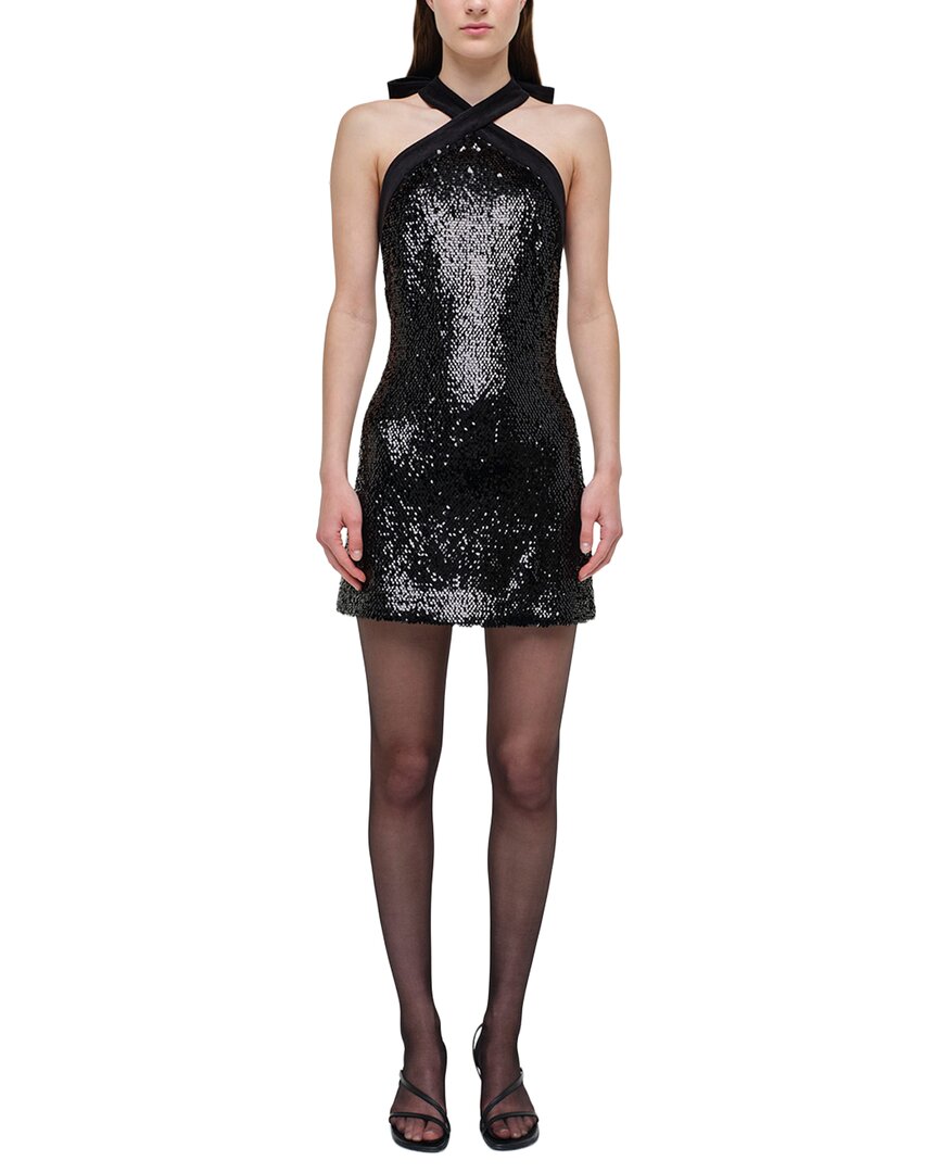 SIMKHAI Simkhai Isla Halter Neck Mini Dress