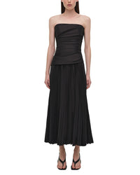 SIMKHAI Simkhai Arie Strapless Bustier Midi Dress
