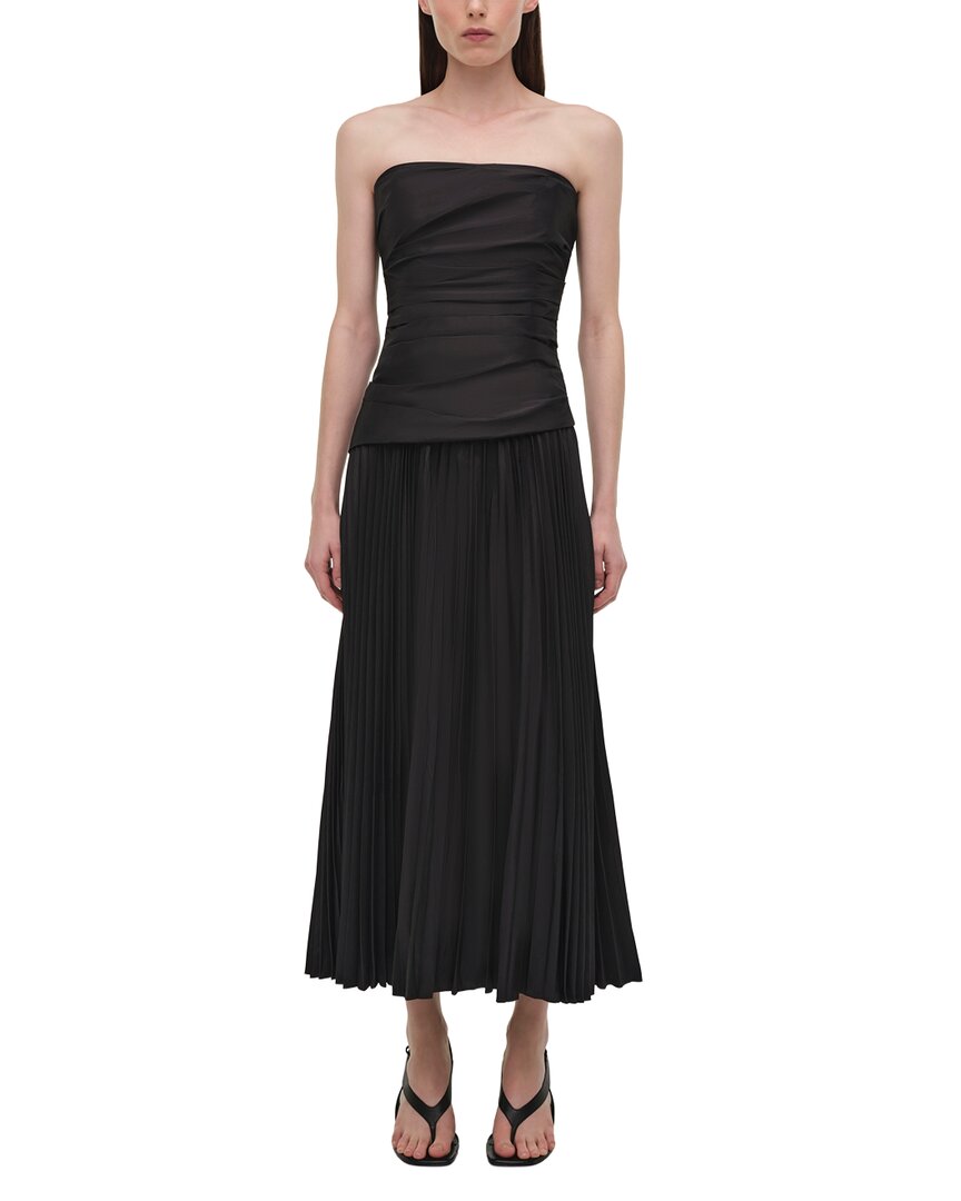 SIMKHAI Simkhai Arie Strapless Bustier Midi Dress