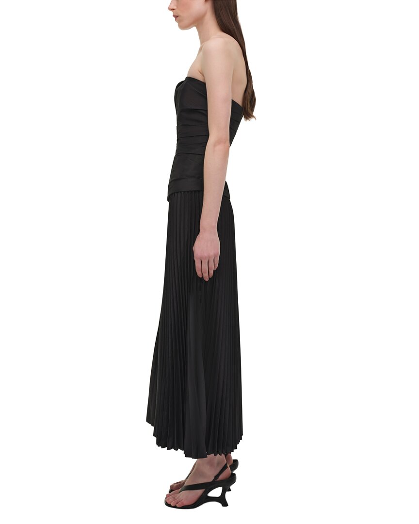 SIMKHAI Simkhai Arie Strapless Bustier Midi Dress