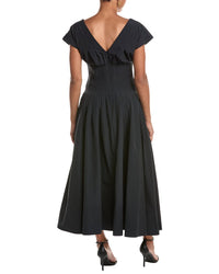 SIMKHAI Simkhai Nina Pleated Midi Dress