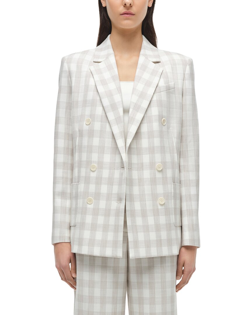 SIMKHAI Simkhai Margaux Double Breasted Blazer