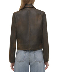 SIMKHAI Simkhai Sage Leather Jacket