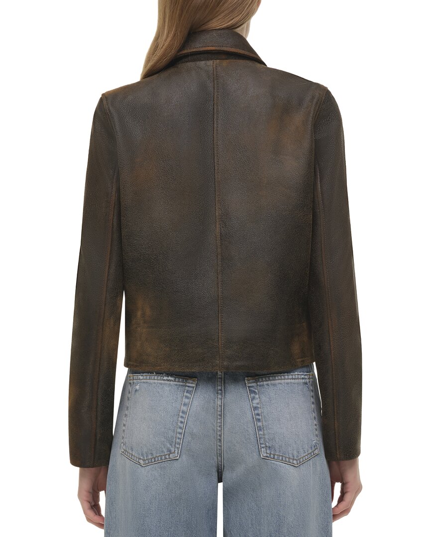 SIMKHAI Simkhai Sage Leather Jacket