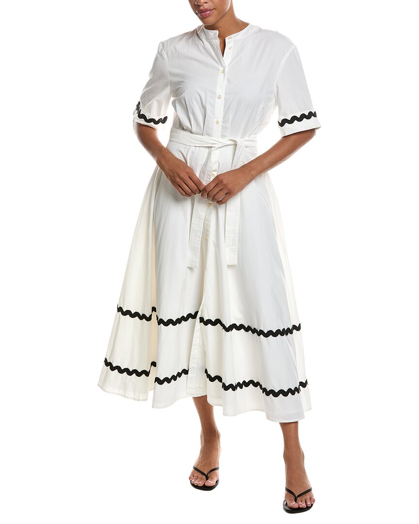 Officine Générale Officine Générale Nadia Poplin Ribbon Dress
