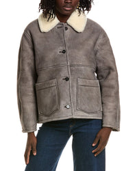 Officine Générale Officine Générale Laurence Suede & Shearling Jacket