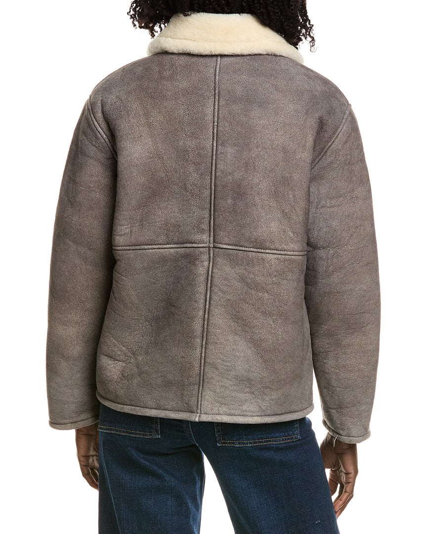 Officine Générale Officine Générale Laurence Suede & Shearling Jacket