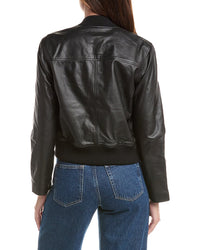 Officine Générale Officine Generale Nela Leather Jacket