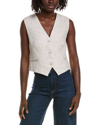Officine Générale Officine Generale Cleore Linen Vest