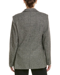 Officine Générale Officine Générale Charlene Light Houndstooth Wool Jacket