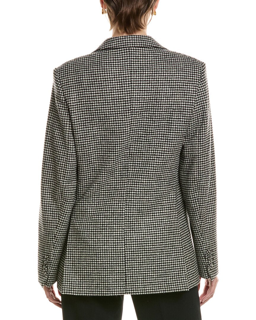Officine Générale Officine Générale Charlene Light Houndstooth Wool Jacket