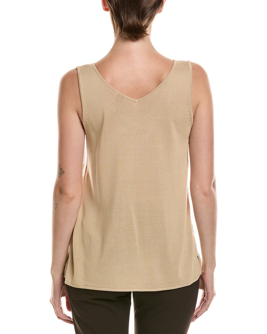 Anne Klein Sequins V-Neck Tank