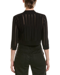 Anne Klein Petite Sheer Stripe Shrug