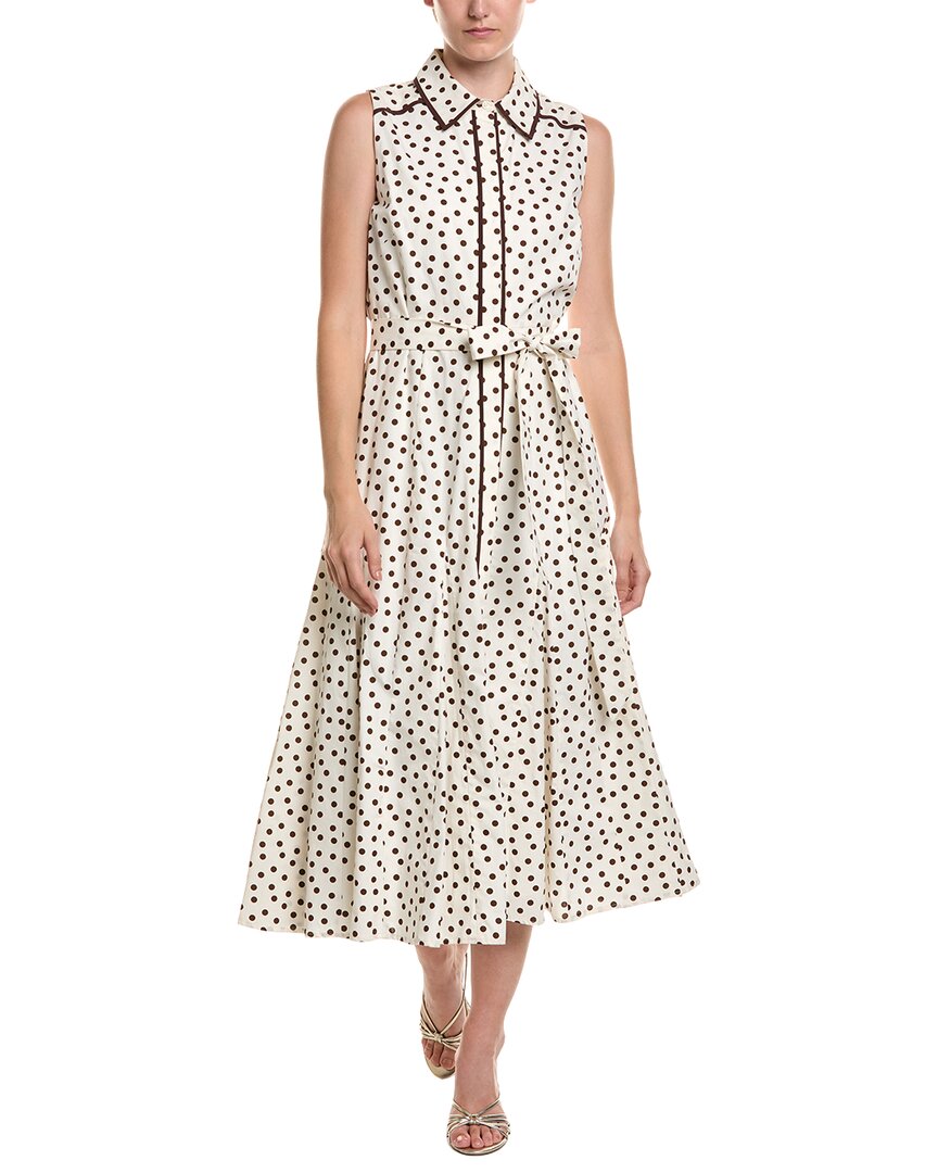 Anne Klein Midi Godet Shirtdress