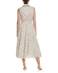 Anne Klein Petite Midi Godet Shirtdress