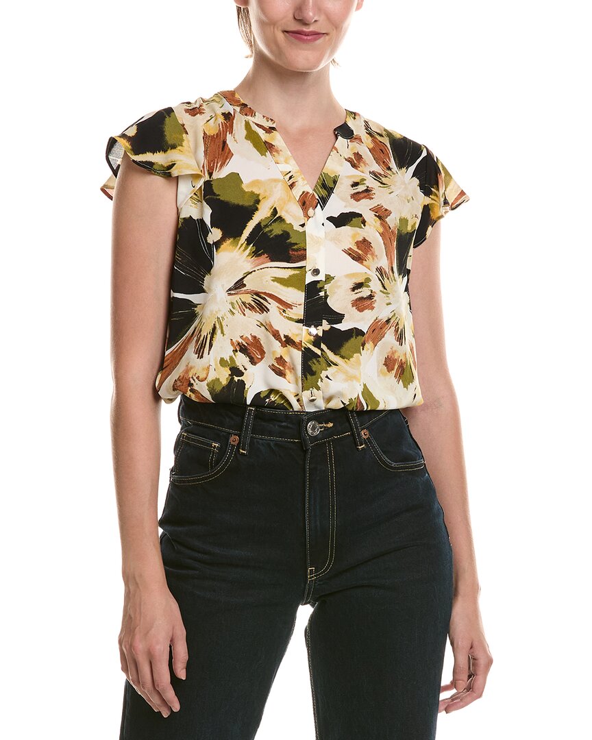 Anne Klein Petite Flutter Sleeve Top