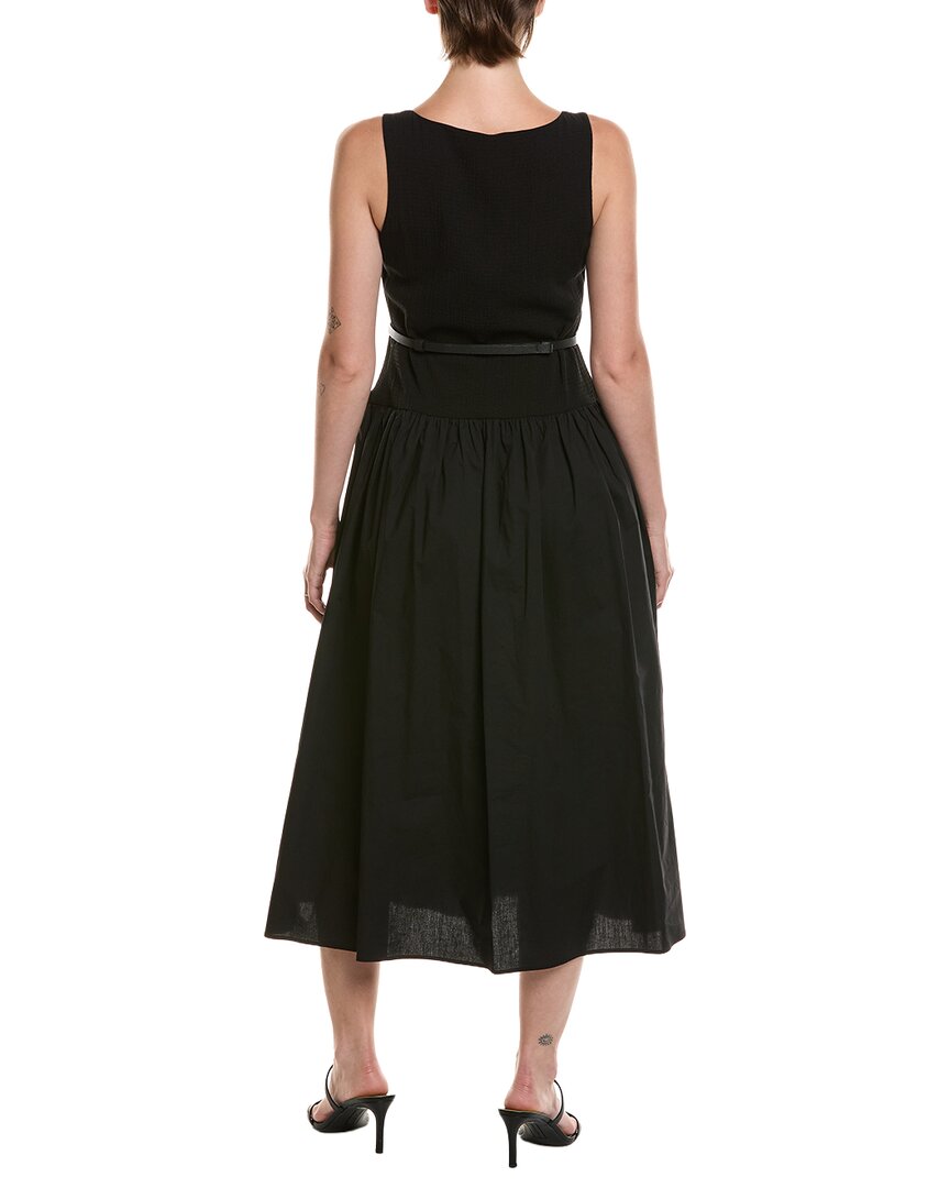 Anne Klein Petite Scoop Neck Drop-Waist Maxi Dress