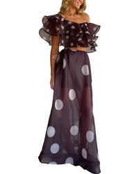 LEON GORI Leon Gori Top & Skirt Set