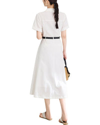 WLZD Wlzd Linen-Blend Midi Dress