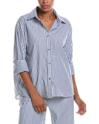 PERFECTWHITETEE Perfectwhitetee James Poplin Button-Up Shirt