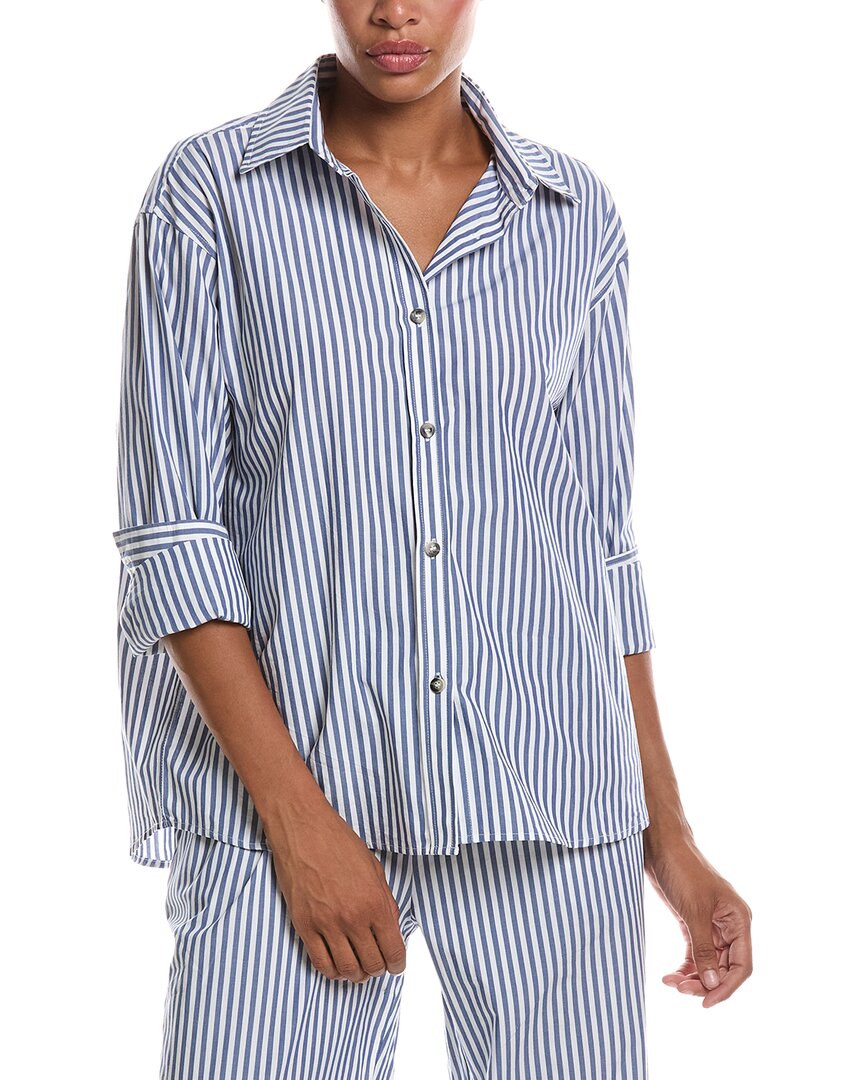PERFECTWHITETEE Perfectwhitetee James Poplin Button-Up Shirt