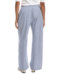 PERFECTWHITETEE Perfectwhitetee Andi Stripe Poplin Wide Leg Pant