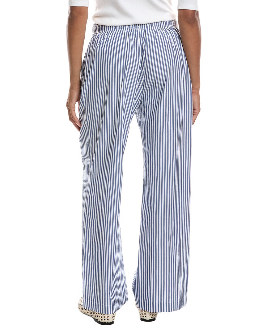 PERFECTWHITETEE Perfectwhitetee Andi Stripe Poplin Wide Leg Pant