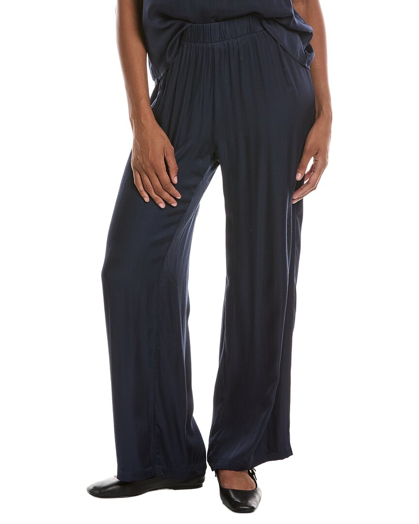 PERFECTWHITETEE Perfectwhitetee Camile Luxe Satin Straight Leg Pant