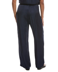PERFECTWHITETEE Perfectwhitetee Camile Luxe Satin Straight Leg Pant