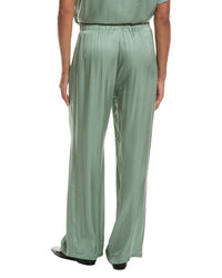 Perfectwhitetee Camile Luxe Satin Straight Leg Pant