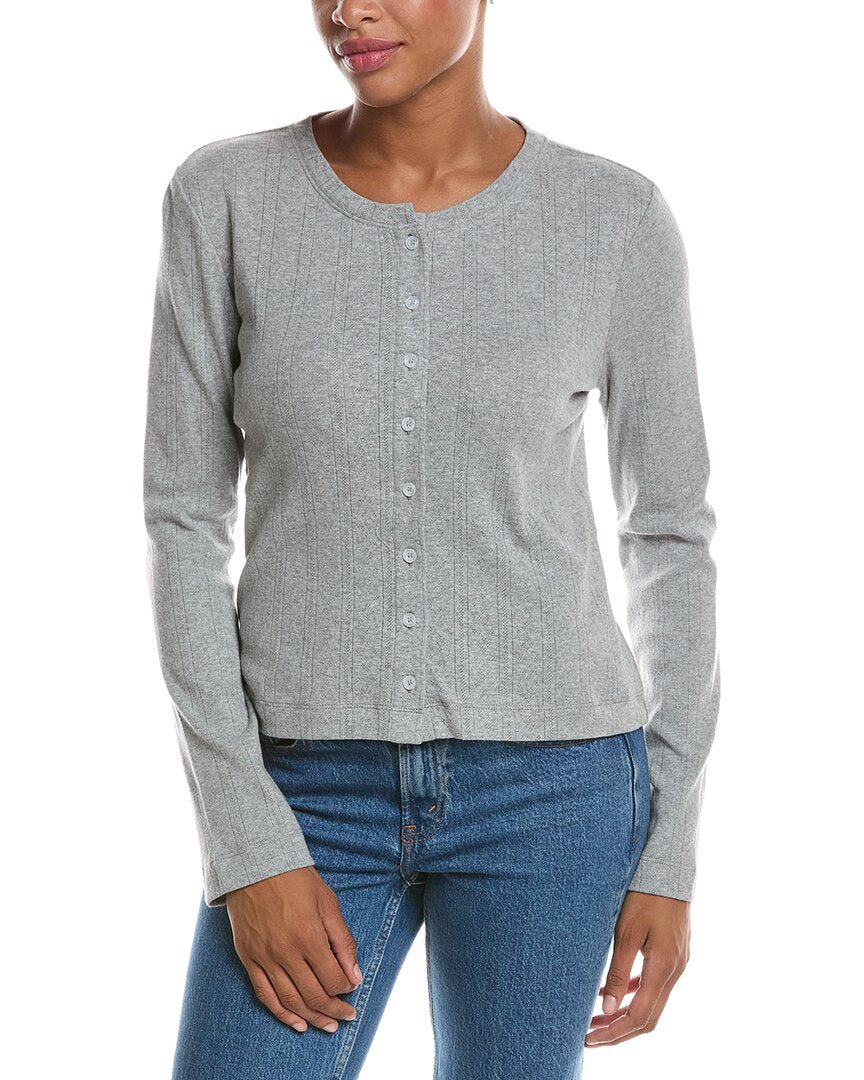 PERFECTWHITETEE Perfectwhitetee Lila Pointelle Cardigan