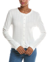 PERFECTWHITETEE Perfectwhitetee Lila Pointelle Cardigan