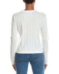 PERFECTWHITETEE Perfectwhitetee Lila Pointelle Cardigan