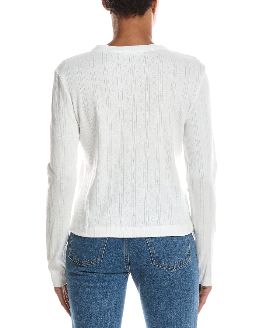 PERFECTWHITETEE Perfectwhitetee Lila Pointelle Cardigan