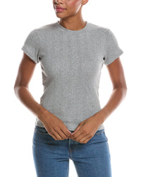 PERFECTWHITETEE Perfectwhitetee Katy Pointelle Baby T-Shirt