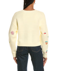 525 America Fruit Embroidered Cardigan