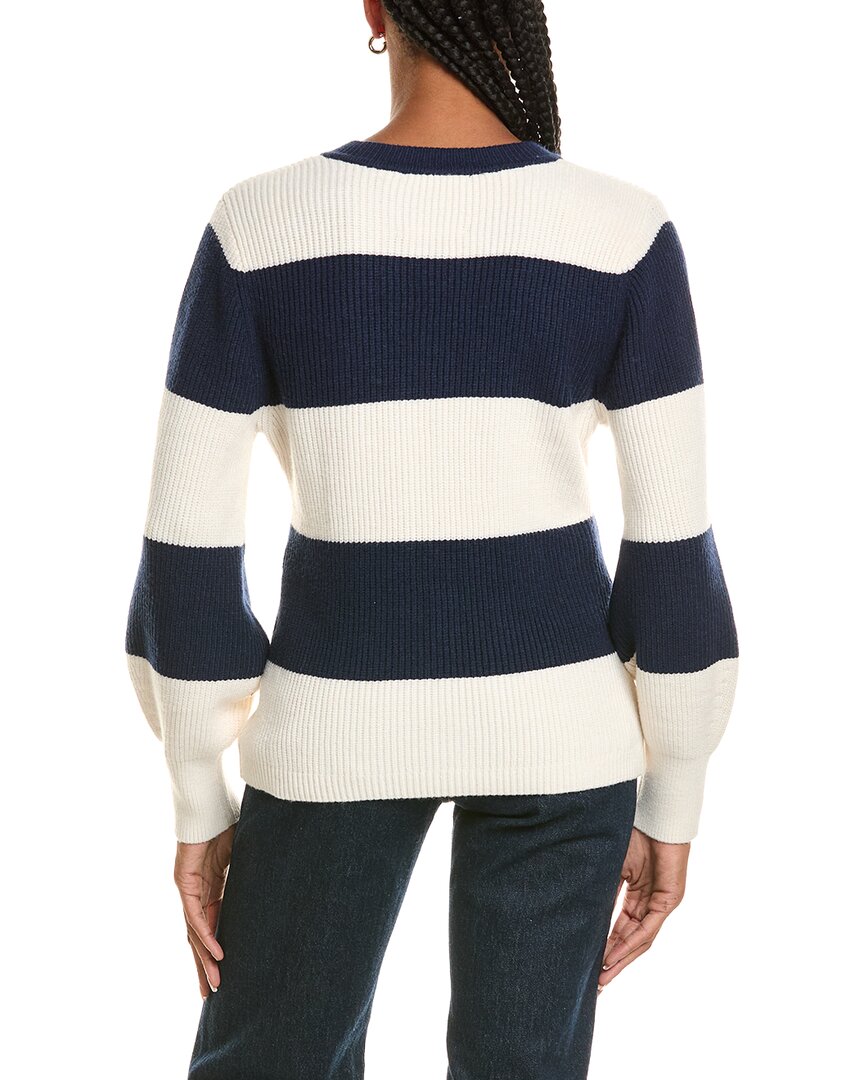 525 America Rugby Stripe Crewneck Cardigan